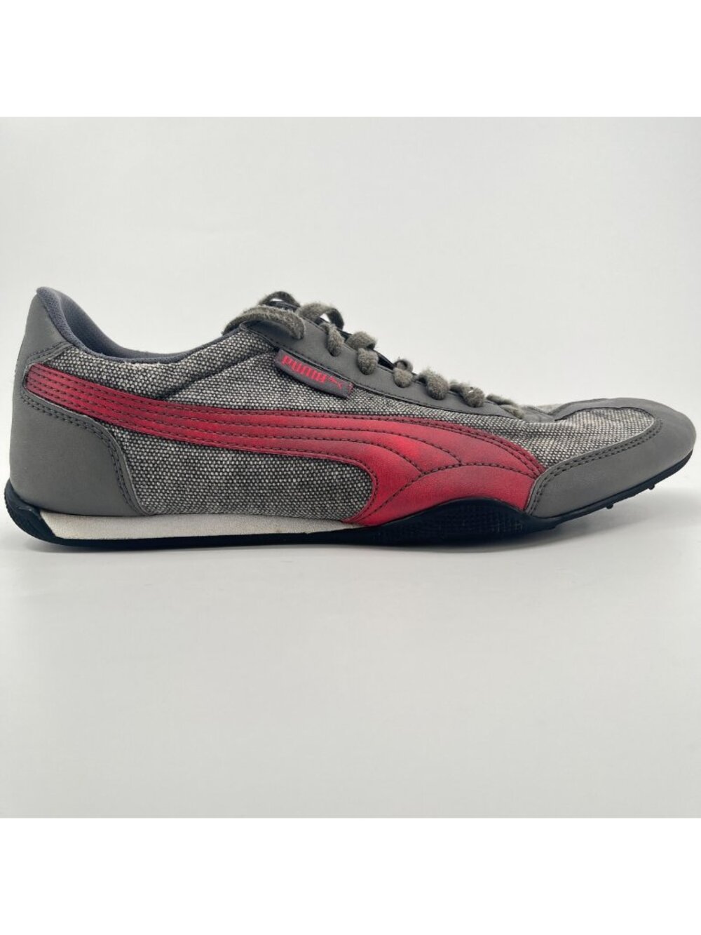 Puma 76 Runner Womens Size 10 Gray Pink Athletic Running Walking Shoes Sneakers